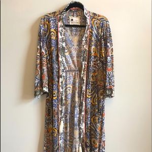 Anthropologie Paisley Robe
